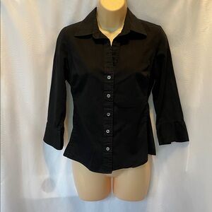 Women’s Black Banana Republic Button Up Blouse